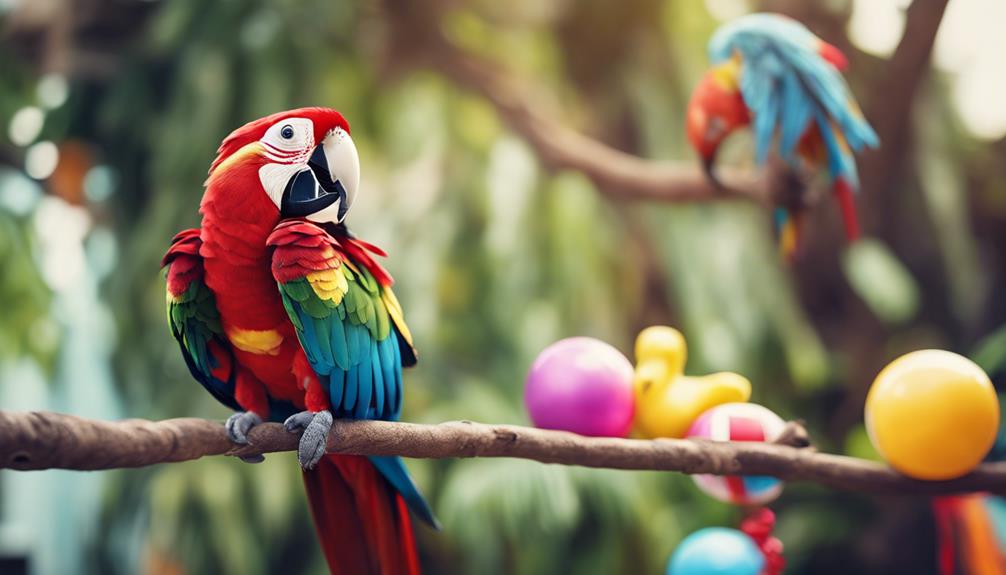parrot brings joy and calmness