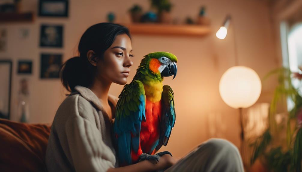parrot companions bring peace