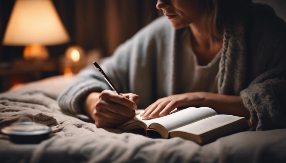 improve sleep with journaling