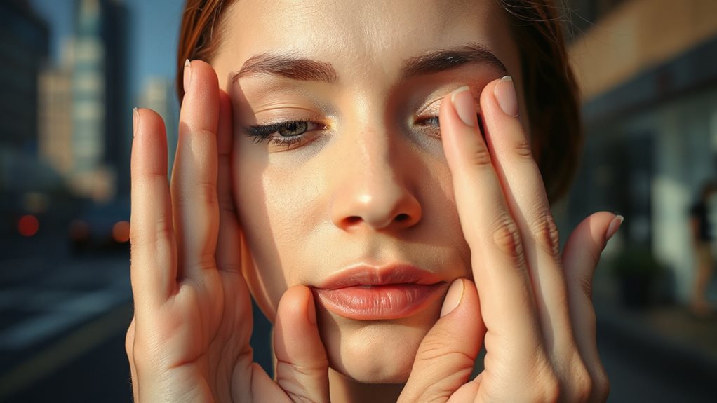 minimize face touching habits