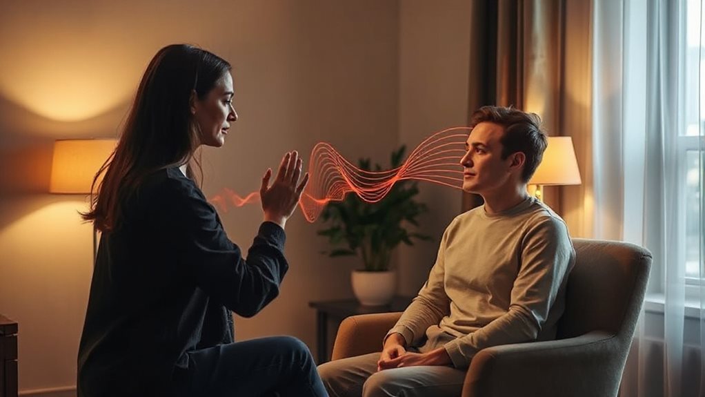 rapid speech hinders communication