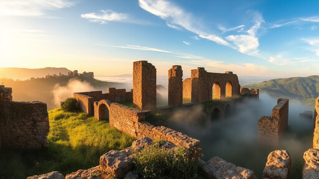 roman fortress tranquility visualization