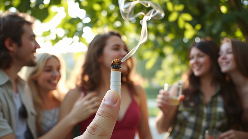 social acceptance through smoking