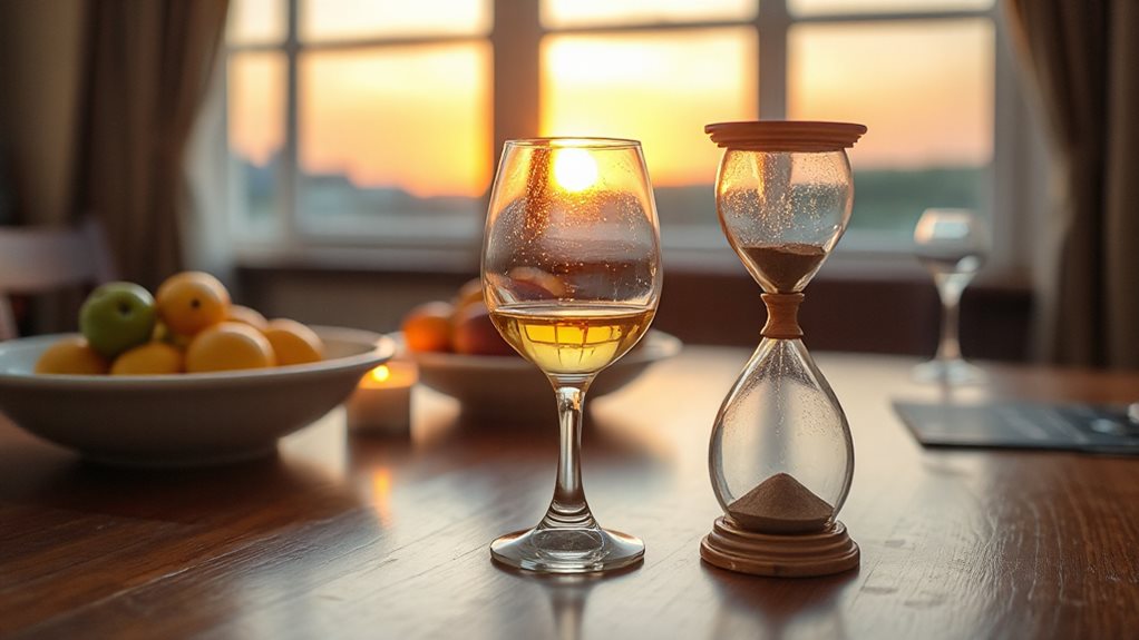 wine as a rewarding ritual