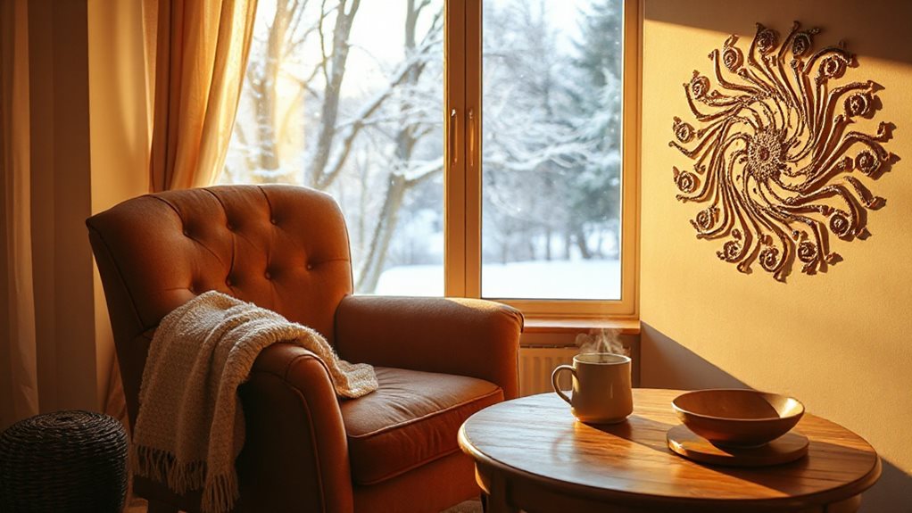 winter blues and sad